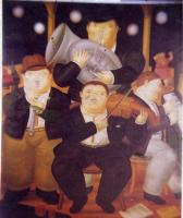 Botero, Fernando - Abstract oil painting.